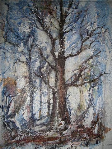 2007 Winter Tree Watercolour